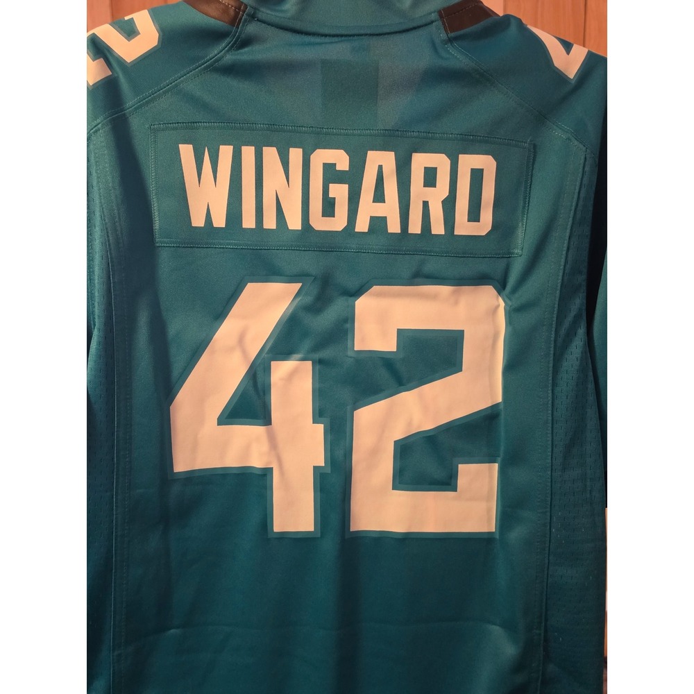 Nike NFL Jacksonville Jaguars Andrew Wingard #42 Teal Jersey Womens Size Medium - Picture 2 of 4